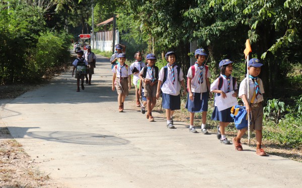 กิจกรรมเดินทางไกลลูกเสือสำรองระดับชั้นประถมศึกษาปีที่ 1-3